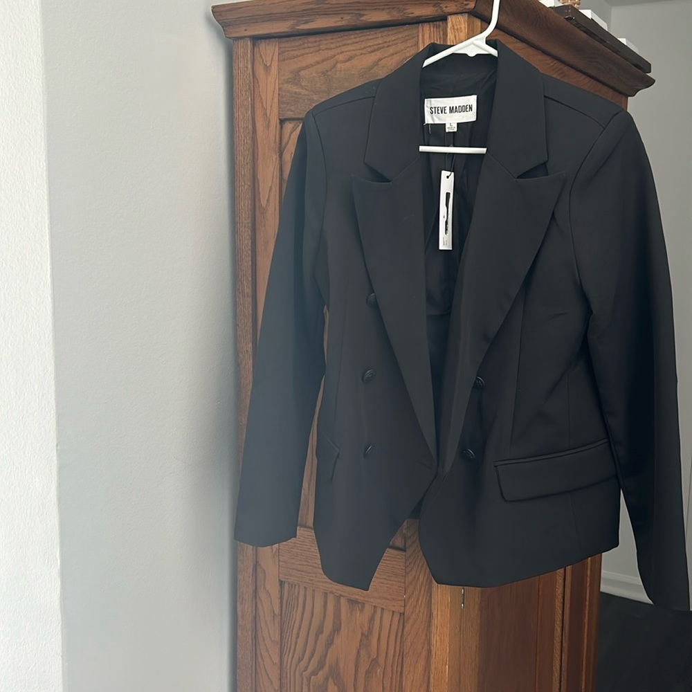 NWT Steve Madden black blazer